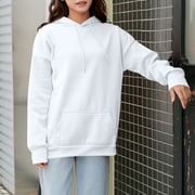 Viadha Womens Hoodies Oversized Sweatshirts Long Sleeved Hooded Sweatshirt Fall Fashion Outfits 2025 Clothes