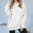 thumbnail image 1 of Viadha Womens Sweatshirts 2025 Oversized Hoodies Sweatshirt Cropped Pullover Long Sleeve Trendy Casual Fall Fashion Outfits, 1 of 9
