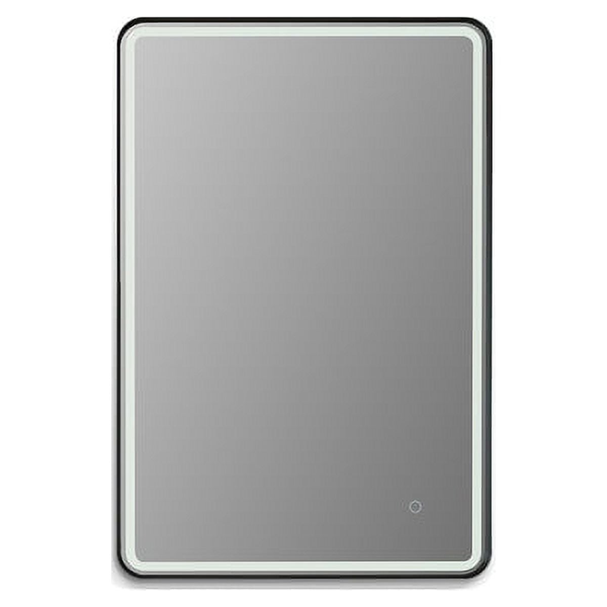 Viaggi 36" x 24" Silver and Gold LED Bathroom Vanity Mirror