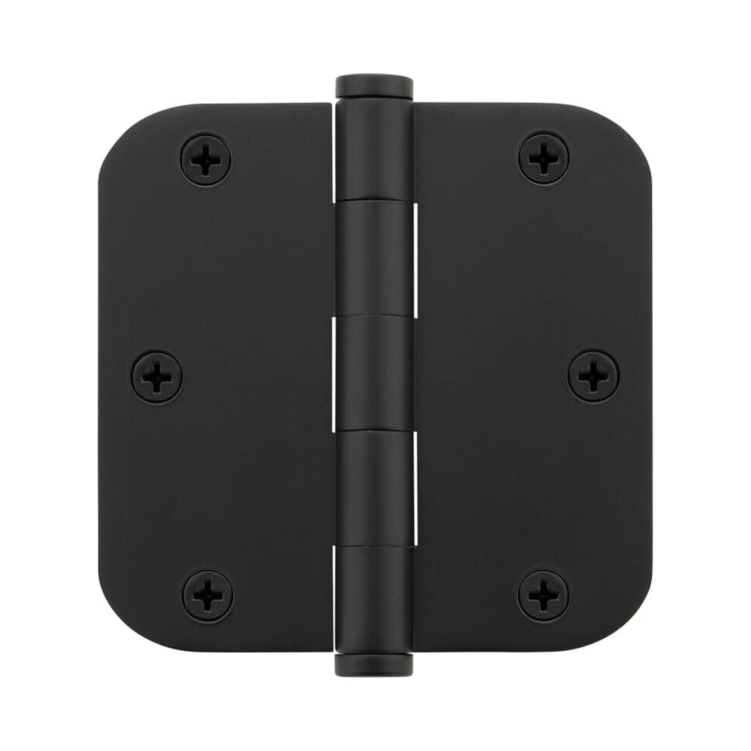 3.5" Matte Black Solid Brass Residential Door Hinge