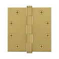 thumbnail image 1 of Viaggio 602-4.5-Temp-Hinge-Sq 4.5" X 4.5" Solid Brass Square Corner Heavy Duty Mortise, 1 of 1