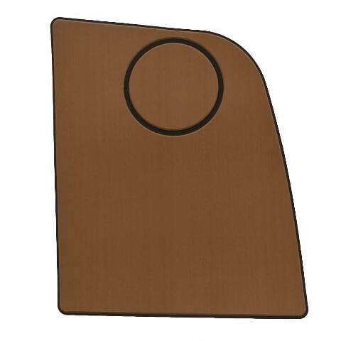 Viaggio Boat Non-Skid Deck Mat | Aqua Marine Deck Mocha / Black