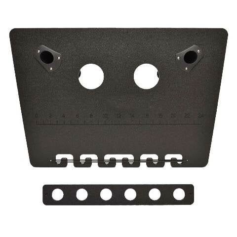 Viaggio Boat Rod Rack 12163-36 | 31 5/8 x 20 1/2 Black Starboard