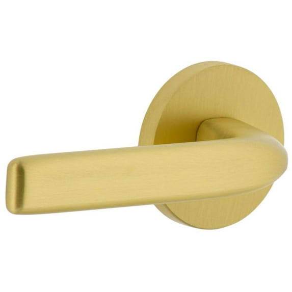 Viaggio Clobll_Sd_Lh Circolo Left Handed Solid Brass Non-Turning One-Sided Dummy Door