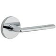 thumbnail image 1 of Viaggio Clobrz_Prv_234_Rh Circolo Right Handed Solid Brass Privacy Door Lever Set - Chrome, 1 of 7
