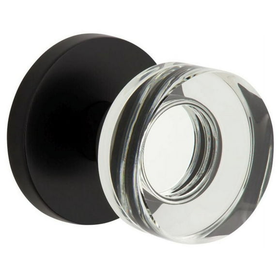 Viaggio Cloclc_Sd Circolo Solid Brass Non-Turning One-Sided Dummy Door Knob - Black