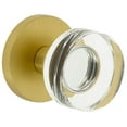 thumbnail image 1 of Viaggio 624639 Circolo Solid Brass Non-Turning One-Sided Dummy Door Knob - Brass, 1 of 7