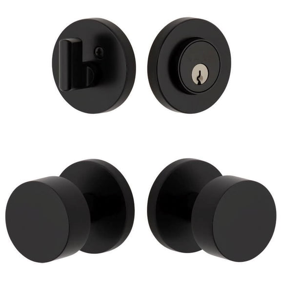 Viaggio 628769 Circolo Solid Brass Single Cylinder Keyed Entry Door Knob Set And Deadbolt