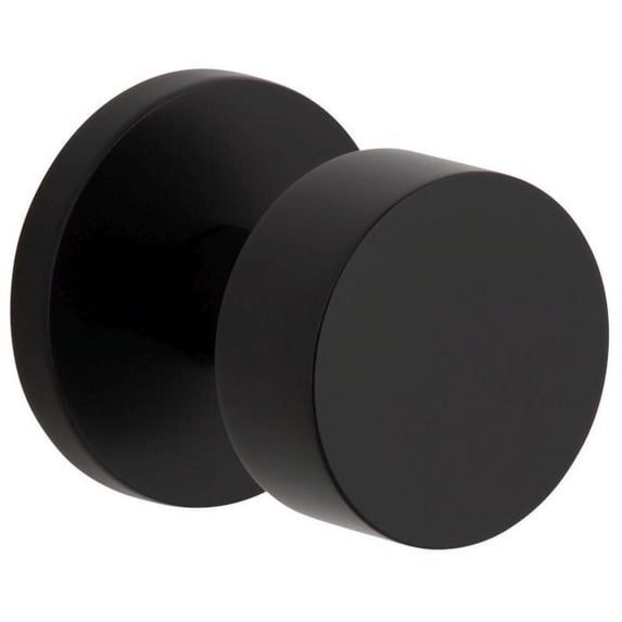 Viaggio 620255 Circolo Solid Brass Passage Door Knob Set - Black