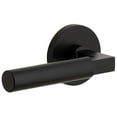 thumbnail image 1 of Viaggio 623828 Circolo Left Handed Solid Brass Privacy Door Lever Set - Black, 1 of 7
