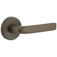 thumbnail image 1 of Viaggio Clomhmbll_Prv_234_Rh Circolo Hammered Right Handed Solid Brass Privacy Door Lever, 1 of 7