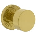 thumbnail image 1 of Viaggio Clomhmclo_Psg_234 Circolo Hammered Solid Brass Passage Door Knob Set - Brass, 1 of 7