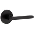 thumbnail image 1 of Viaggio Clomil_Psg_238_Rh Circolo Right Handed Solid Brass Passage Door Lever Set - Black, 1 of 7