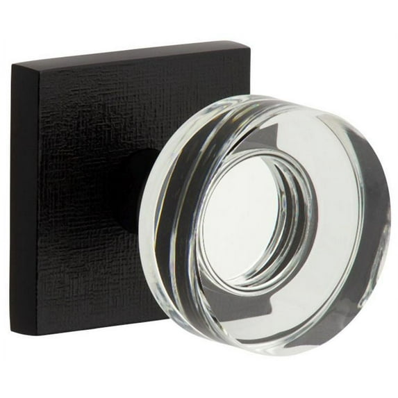 Viaggio Qadmlnclc_Prv_238 Motivo Solid Brass Privacy Door Knob Set - Black