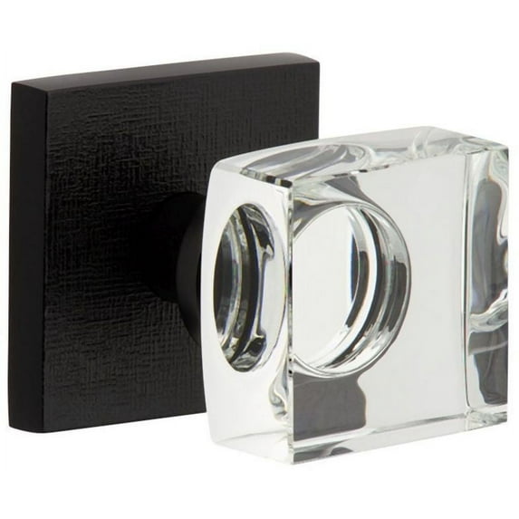 Viaggio Qadmlnqdc_Psg_238 Motivo Solid Brass Passage Door Knob Set - Black