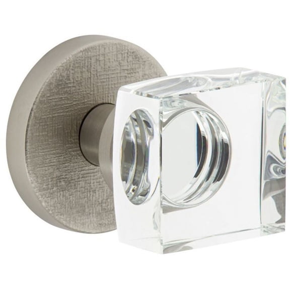 Viaggio Clomlnqdc_Prv_234 Motivo Solid Brass Privacy Door Knob Set - Nickel