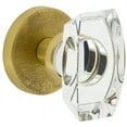 thumbnail image 1 of Viaggio Clomlnsta_Dd Motivo Solid Brass Non-Turning Two-Sided Dummy Door Knob Set - Brass, 1 of 7