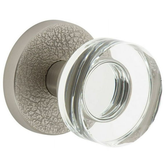 Viaggio Clomltclc_Dd Motivo Solid Brass Non-Turning Two-Sided Dummy Door Knob Set - Nickel