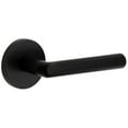 thumbnail image 1 of Viaggio Clomod_Prv_238_Rh Circolo Right Handed Solid Brass Privacy Door Lever Set - Black, 1 of 7