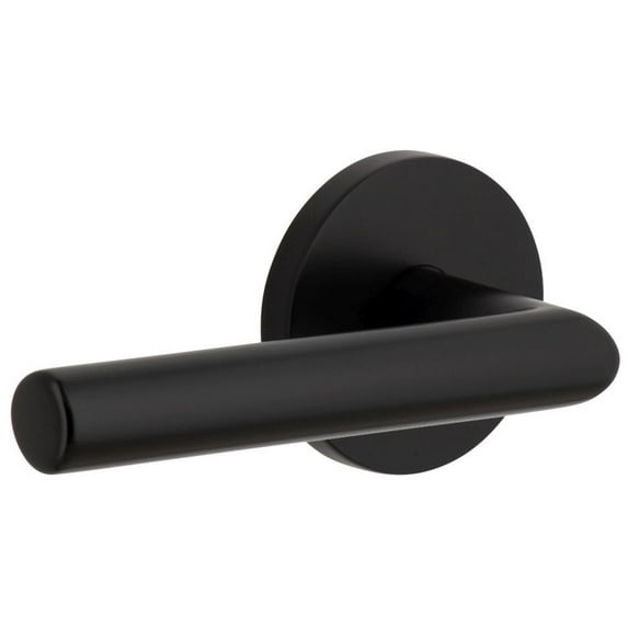 Viaggio Clomod_Psg_234_Lh Circolo Left Handed Solid Brass Passage Door Lever Set - Black