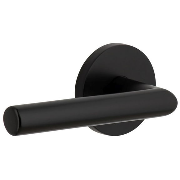 Viaggio Clomod_Psg_238_Lh Circolo Left Handed Solid Brass Passage Door Lever Set - Black