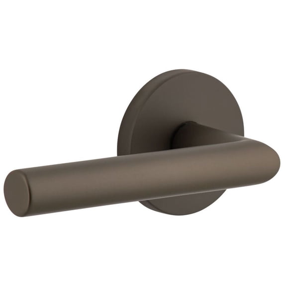 Viaggio 620659 Circolo Left Handed Solid Brass Passage Door Lever Set - MultiColor