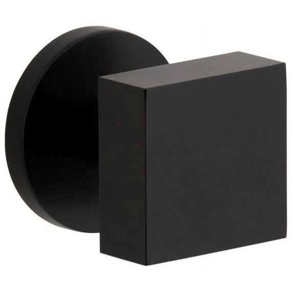 Viaggio Cloqad_Prv_234 Circolo Solid Brass Privacy Door Knob Set - Black