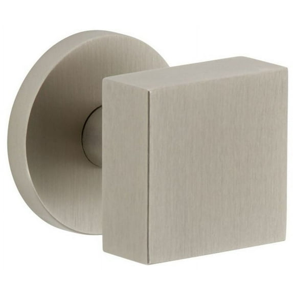 Viaggio Cloqad_Psg_238 Circolo Solid Brass Passage Door Knob Set - Nickel