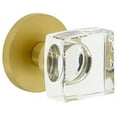 thumbnail image 1 of Viaggio 622659 Circolo Solid Brass Privacy Door Knob Set - Brass, 1 of 7