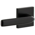 thumbnail image 1 of Viaggio Qadbll_Prv_234_Lh Quadrato Left Handed Solid Brass Privacy Door Lever Set - Black, 1 of 7