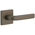 thumbnail image 1 of Viaggio Qadbll_Prv_234_Rh Quadrato Right Handed Solid Brass Privacy Door Lever Set -, 1 of 7