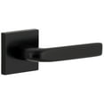 thumbnail image 1 of Viaggio Qadbll_Psg_234_Rh Quadrato Right Handed Solid Brass Passage Door Lever Set - Black, 1 of 7