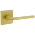 thumbnail image 1 of Viaggio Qadbrz_Psg_234_Rh Quadrato Right Handed Solid Brass Passage Door Lever Set - Brass, 1 of 7