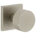 thumbnail image 1 of Viaggio 627046 Quadrato Solid Brass Non-Turning Two-Sided Dummy Knob Set - Nickel, 1 of 7
