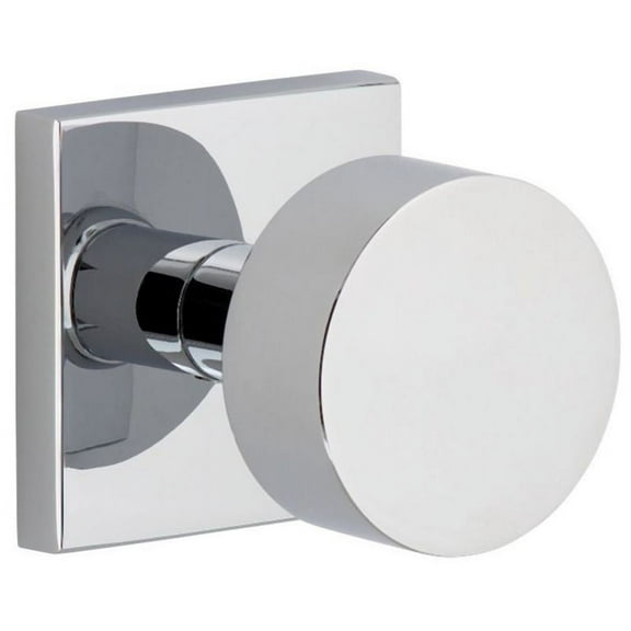 Viaggio Qadclo_Sd Quadrato Solid Brass Non-Turning One-Sided Dummy Door Knob - Chrome