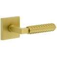 thumbnail image 1 of Viaggio Qadcon-Reb_Prv_234_Rh Quadrato Right Handed Solid Brass Privacy Door Lever Set -, 1 of 7