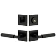 thumbnail image 1 of Viaggio 630659 Quadrato Right Handed Solid Brass Single Cylinder Keyed Entry Door Lever, 1 of 7