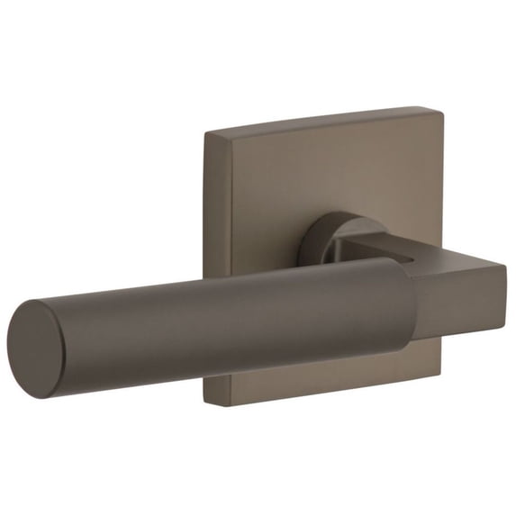 Viaggio Qadcon-Sth_Dd Quadrato Solid Brass Non-Turning Two-Sided Dummy Door Lever Set -