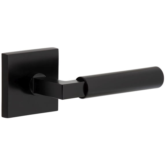 Viaggio 626237 Quadrato Right Handed Solid Brass Non-Turning One-Sided Dummy Door Lever -