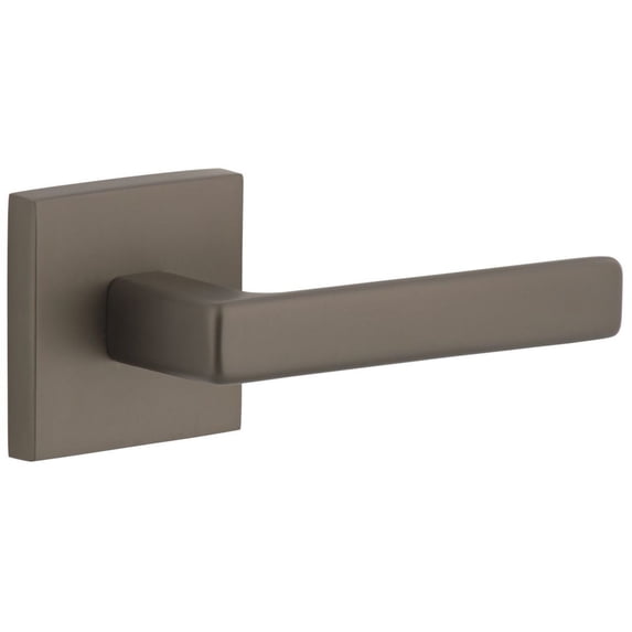 Viaggio 623186 Quadrato Right Handed Solid Brass Privacy Door Lever Set - MultiColor