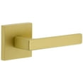 thumbnail image 1 of Viaggio Qadlus_Psg_234_Rh Quadrato Right Handed Solid Brass Passage Door Lever Set - Brass, 1 of 7