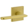 thumbnail image 1 of Viaggio Qadmhmbrz_Prv_238_Lh Quadrato Hammered Left Handed Solid Brass Privacy Door Lever, 1 of 7