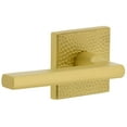 thumbnail image 1 of Viaggio Qadmhmmil_Prv_234_Lh Quadrato Hammered Left Handed Solid Brass Privacy Door Lever, 1 of 7