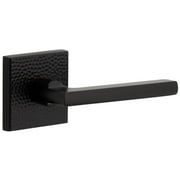 Viaggio Qadmhmmil_Prv_238_Rh Quadrato Hammered Right Handed Solid Brass Privacy Door Lever