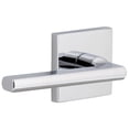 thumbnail image 1 of Viaggio 623257 Quadrato Left Handed Solid Brass Privacy Door Lever Set - Chrome, 1 of 7