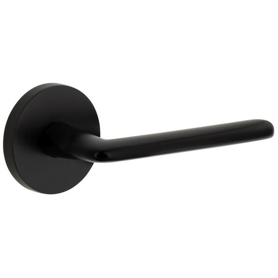 Viaggio Clobrz_Psg_238_Rh Circolo Right Handed Solid Brass Passage Door Lever Set - Black