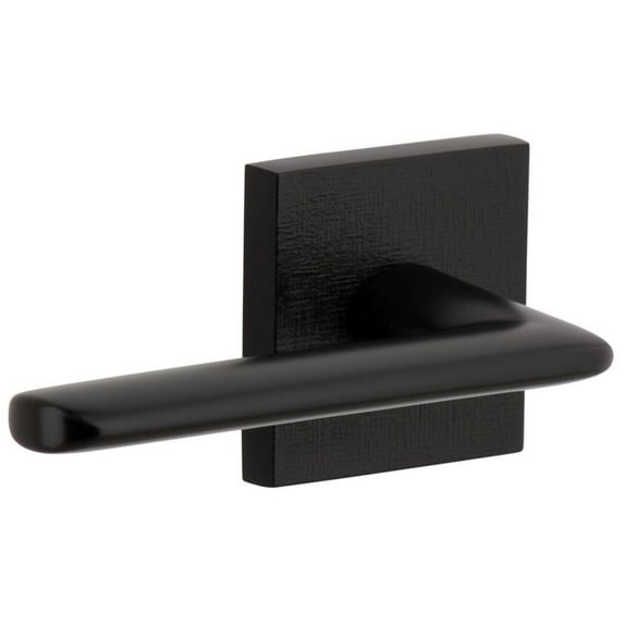 Viaggio Qadmlnbrz_Prv_234_Lh Motivo Left Handed Solid Brass Privacy Door Lever Set - Black