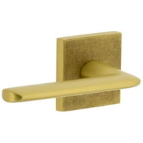 Viaggio Qadmlnbrz_Psg_238_Lh Motivo Left Handed Solid Brass Passage Door Lever Set - Brass