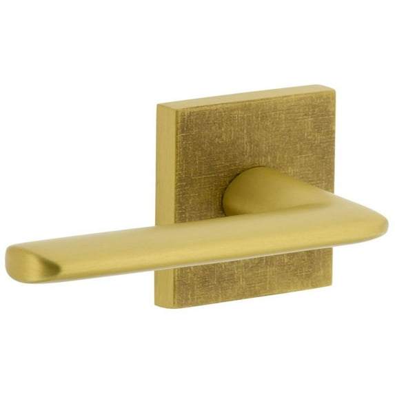 Viaggio Qadmlnbrz_Sd_Lh Motivo Left Handed Solid Brass Non-Turning One-Sided Dummy Door