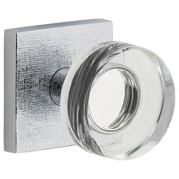 Viaggio Qadmlnclc_Psg_234 Motivo Solid Brass Passage Door Knob Set - Chrome